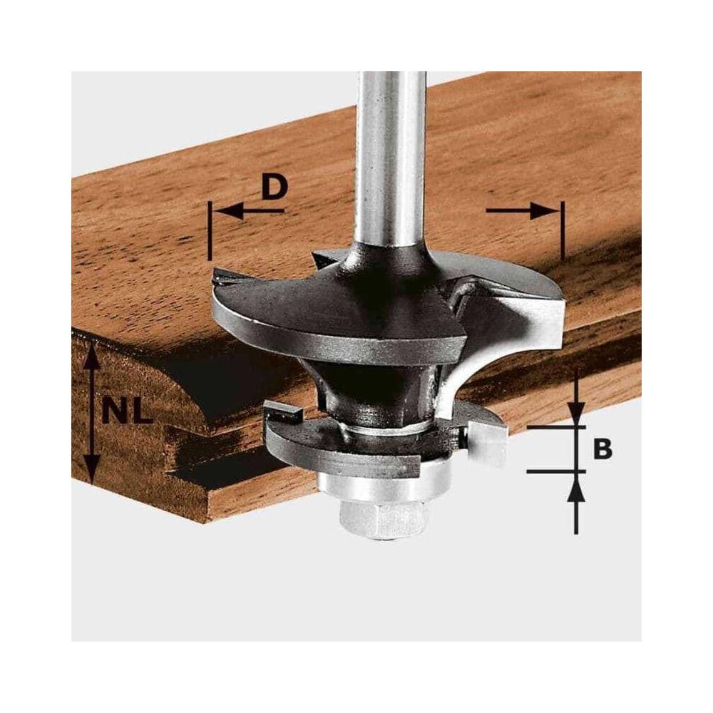 Fraise contre profils 491031 Festool 491129 au prix HT