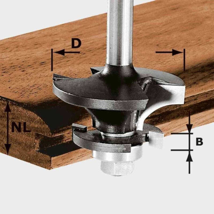 Fraise contre profils 491031 Festool 491129 au prix HT