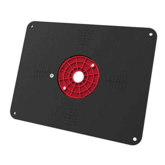 Plaque d'insertion pour routeur non pre percee Kreg PRS4038
