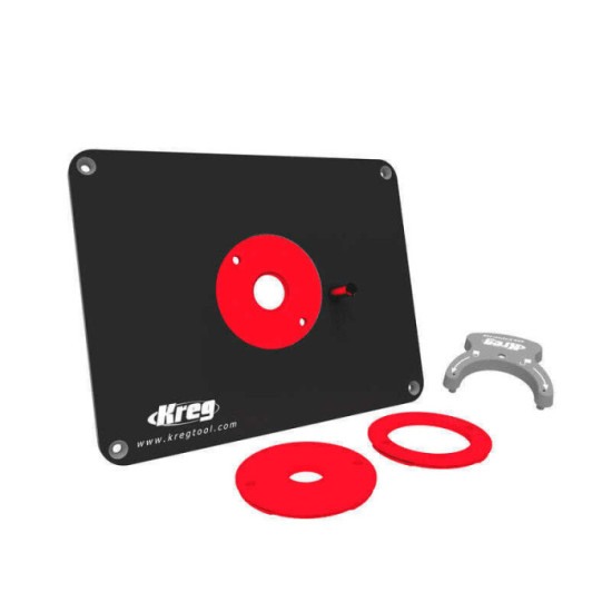 Plaque d'insertion pour routeur non pre percee Kreg PRS4038