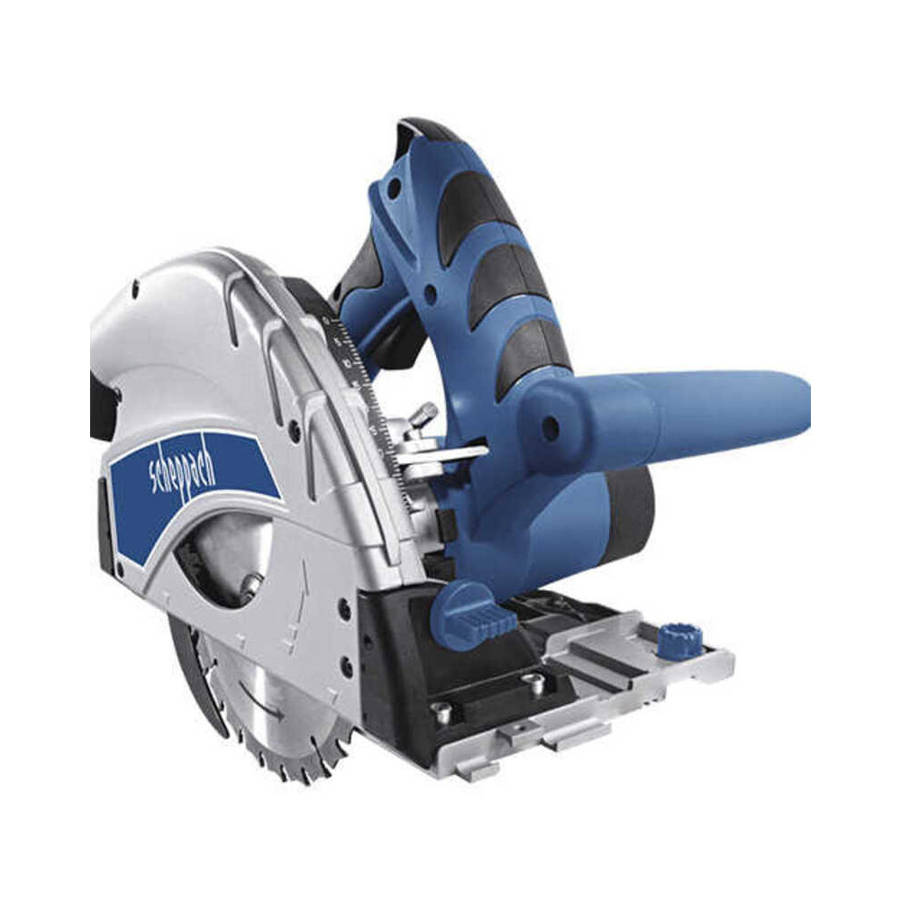Scie plongeante electrique avec rail de guidage scheppach 5901802915 PL55