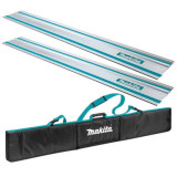 Scie plongeante avec deux rails sacoche et coffret Makita SP6000J1X2