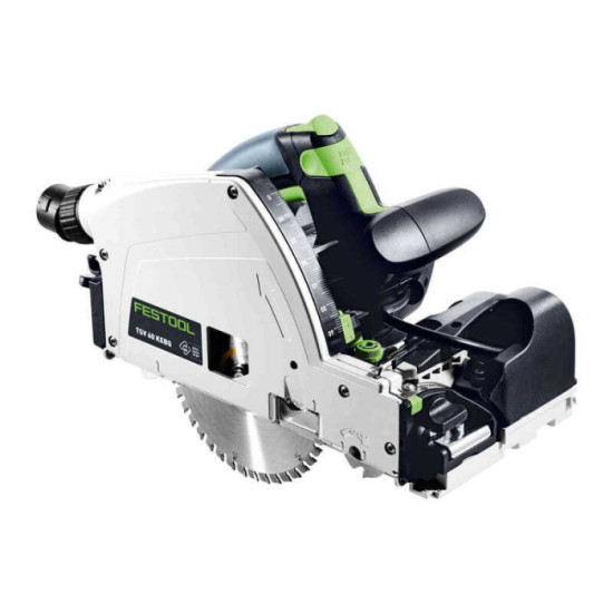 Scie plongeante avec inciseur 1500 w O168 mm tsv 60 kebq plus Festool 576730