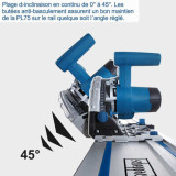 Scie plongeante avec lame de 210MM PL75 scheppach 5901804901