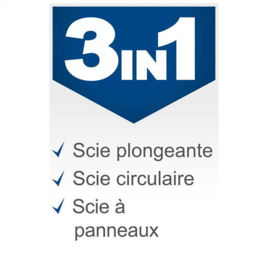Scie plongeante avec lame de 210MM PL75 scheppach 5901804901