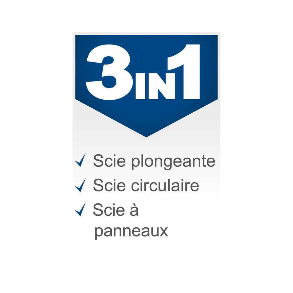 Scie plongeante avec lame de 210MM PL75 scheppach 5901804901