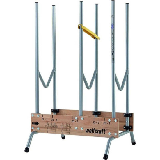 Chevalet de tronconnage pliable et mobile charge max 150 kg wolfcraft 5121000