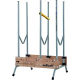 Chevalet de tronconnage pliable et mobile charge max 150 kg wolfcraft 5121000