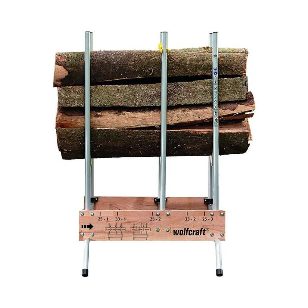 Chevalet de tronconnage pliable et mobile charge max 150 kg wolfcraft 5121000