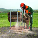 Chevalet de tronconnage pliable et mobile charge max 150 kg wolfcraft 5121000