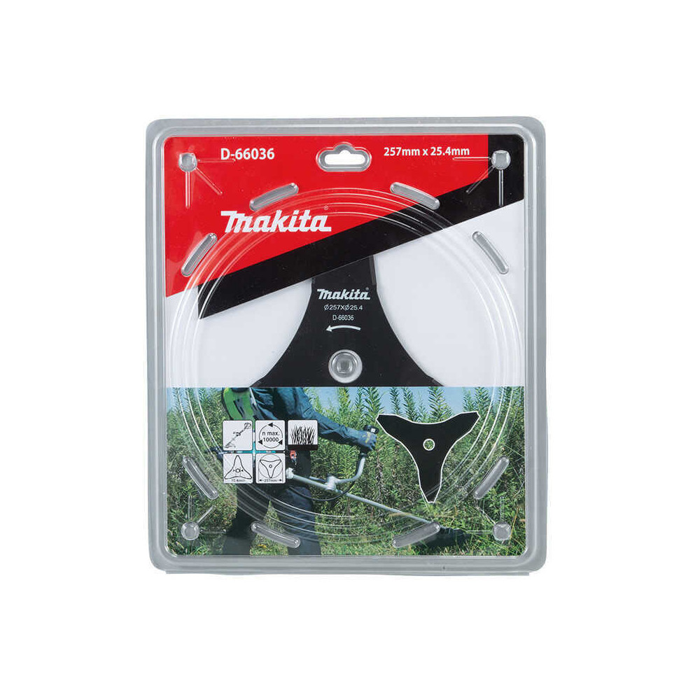 Lames 3 dents pour debrousailleuse DUR368369 Makita d 66036