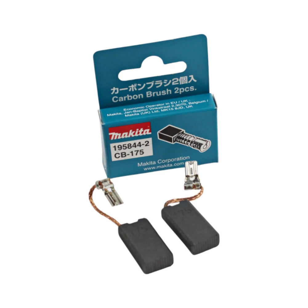 Lot de 2 charbons cb 175 pour perforateur burineur Makita 195844 2