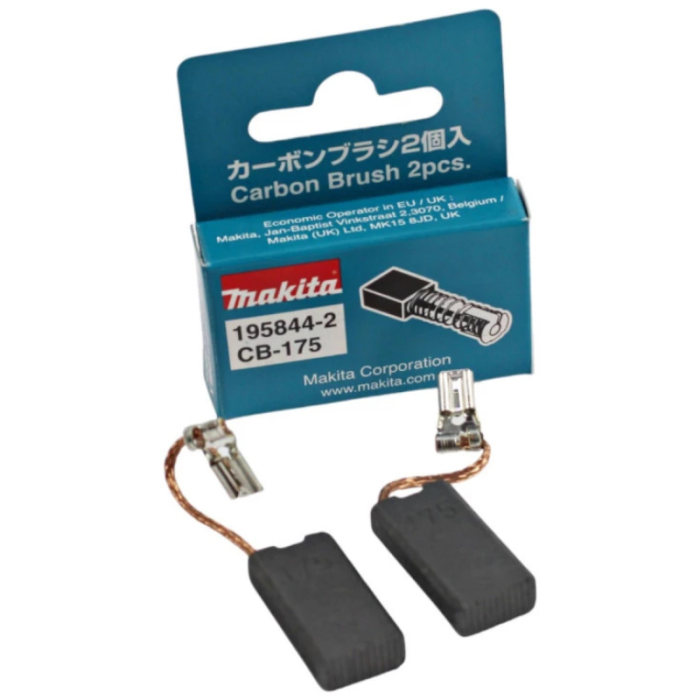 Lot de 2 charbons cb 175 pour perforateur burineur Makita 195844 2