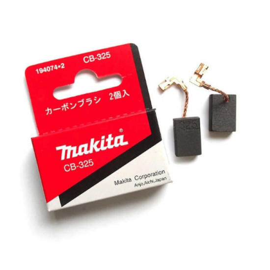 Lot de 2 charbons cb 325 pour perforateur Makita 194074 2