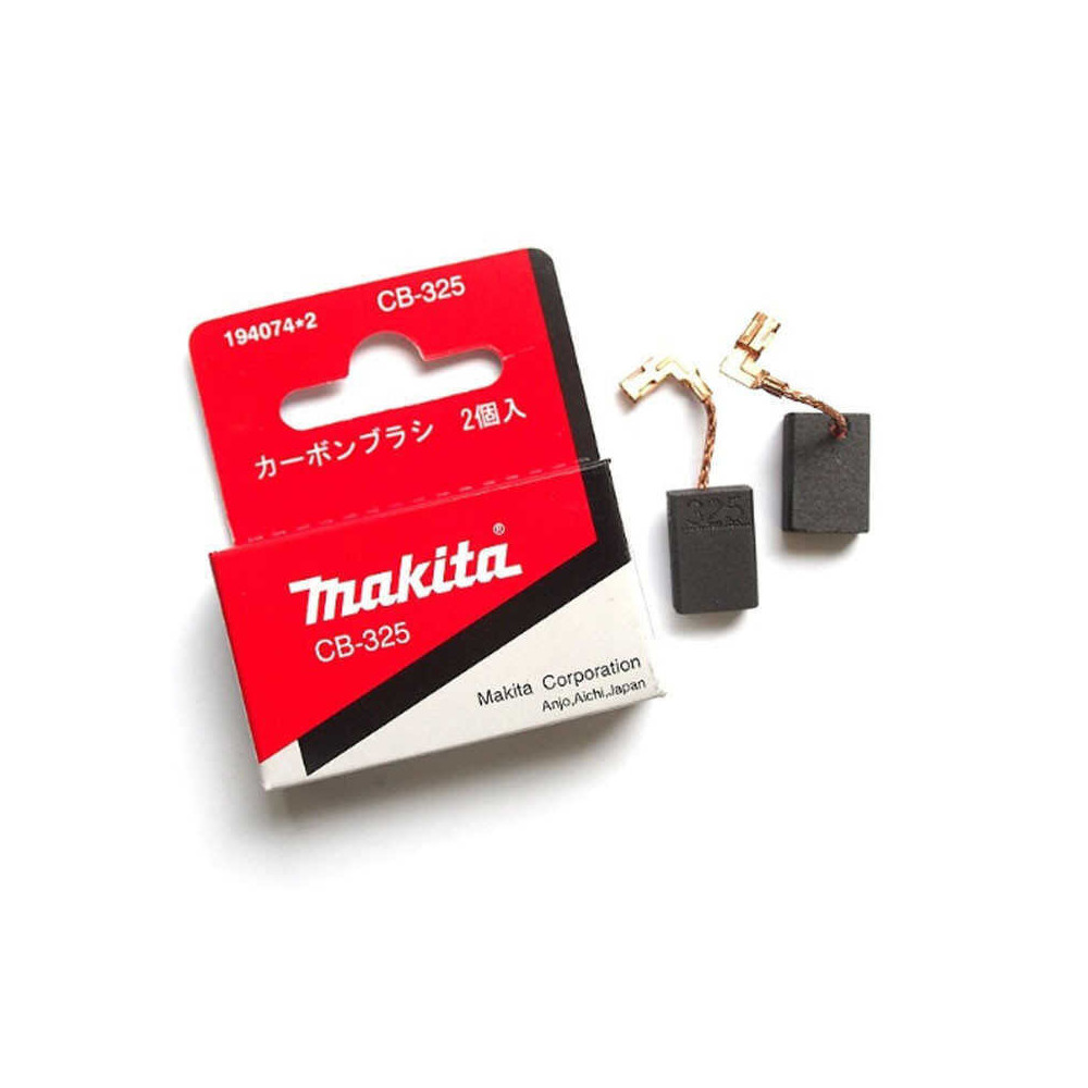 Lot de 2 charbons cb 325 pour perforateur Makita 194074 2