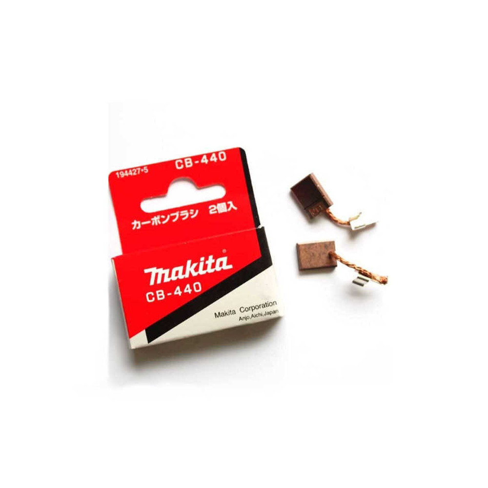 Lot de 2 charbons cb 440 pour perceuse Makita 194427 5
