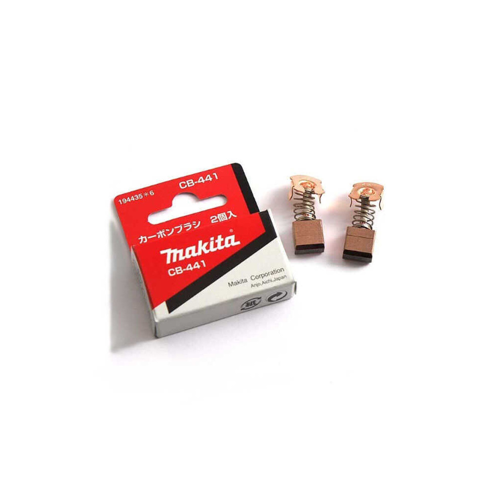 Lot de 2 charbons cb 440 pour perceuse Makita 194427 5