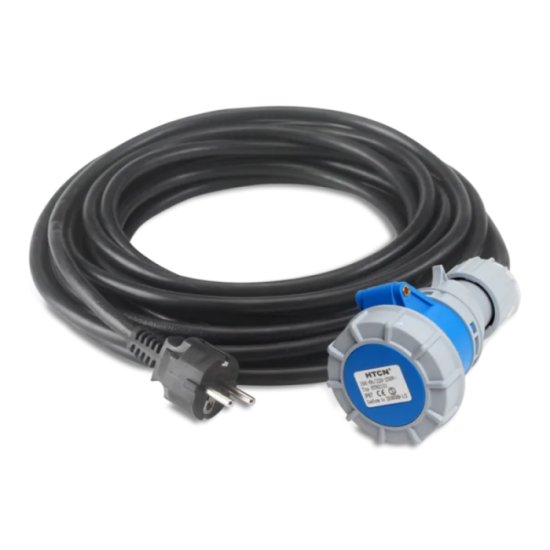 Câbles d'alimentation avec prise 230V 50 hz eur Rubi 58850