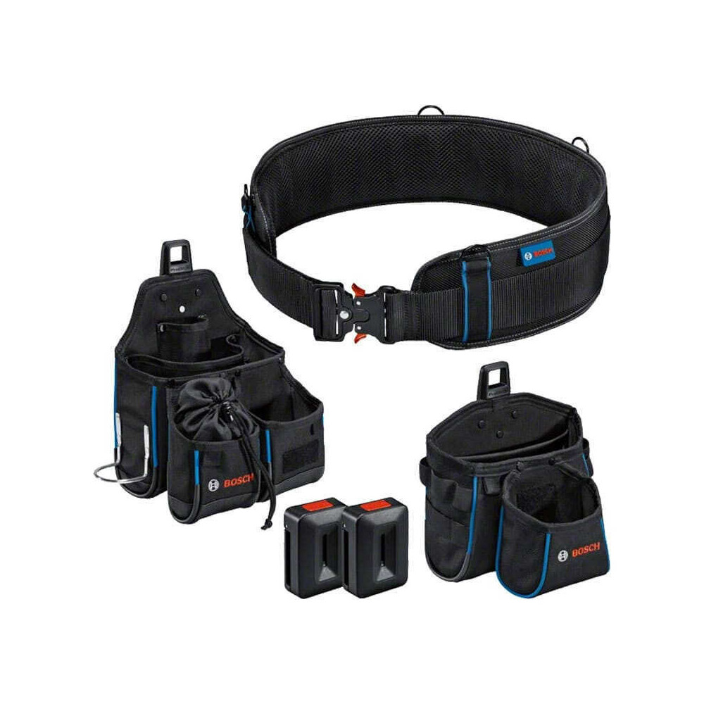 Ceinture porte outils 108 cm avec sacoches de rangement et proclick Bosch 1600A0265R