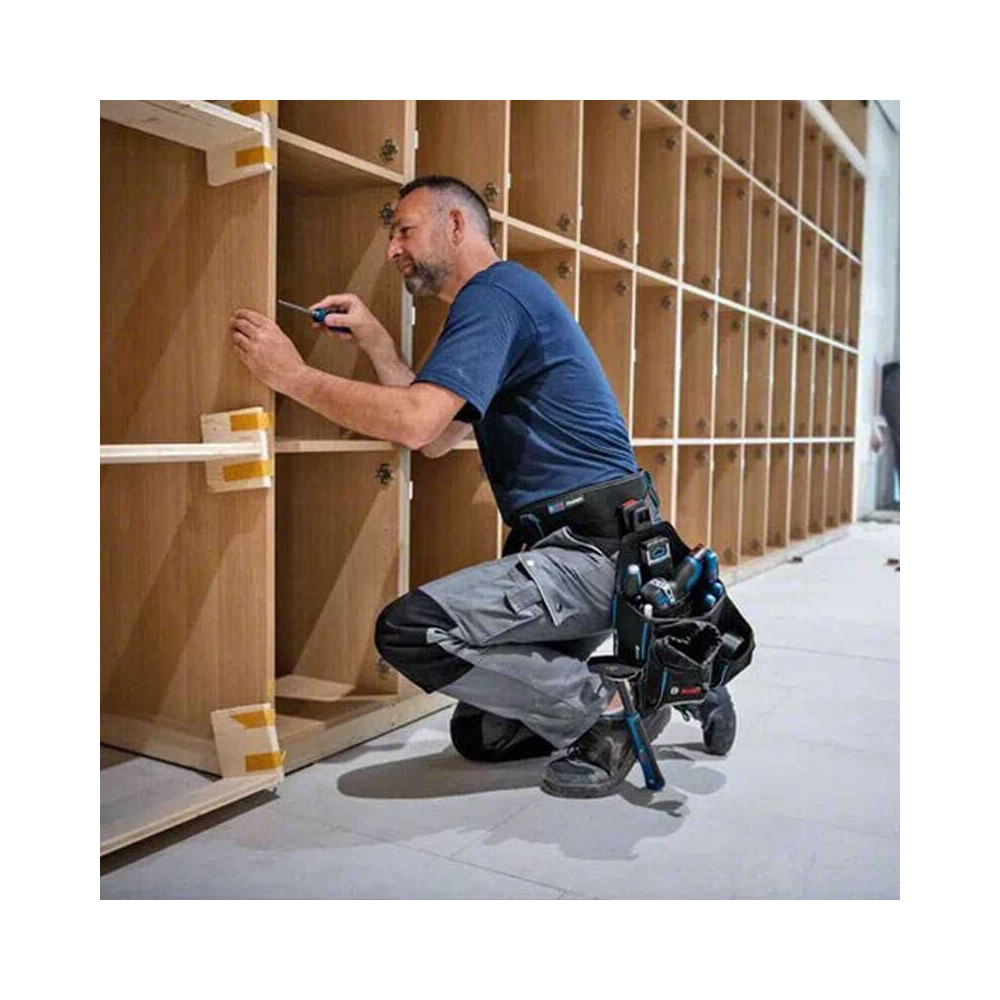 Ceinture porte outils 93 cm avec sacoches de rangement et proclick Bosch 1600A0265P