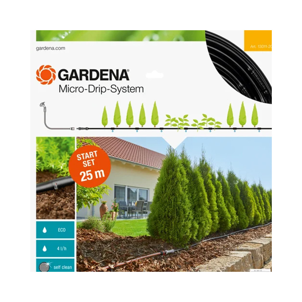 Kit d arrosage micro drip system pour plantes taille m gardena 13011 20
