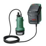Pompes a eau 18V solo gardenpump 18V 2000 Bosch 06008C4203
