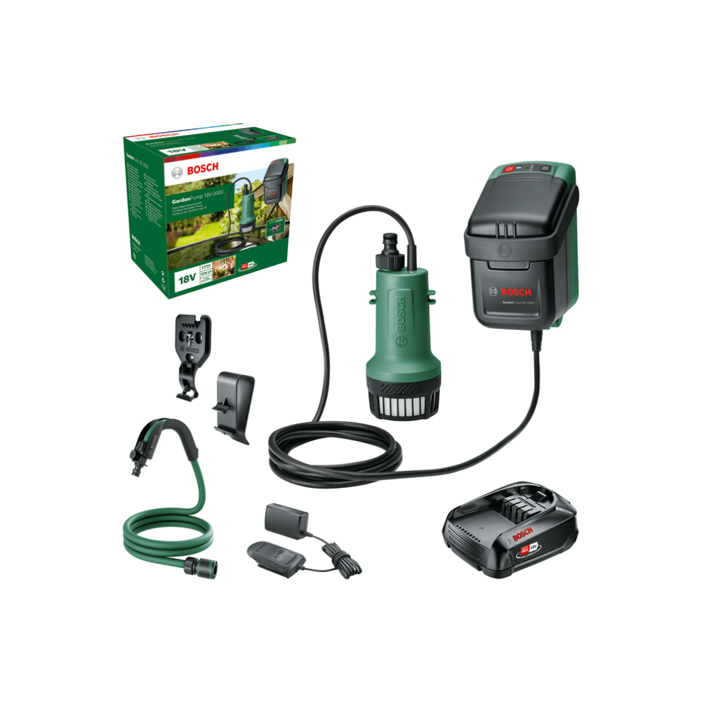 Pompe a eau 18V 1X25AH gardenpump 18V 2000 Bosch 06008C4202