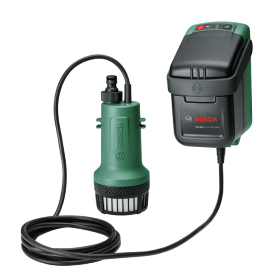 Pompe a eau 18V 1X25AH gardenpump 18V 2000 Bosch 06008C4202