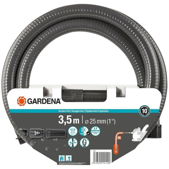 Equipement daspiration 35 m avec filtre d aspiration gardena 1411 20