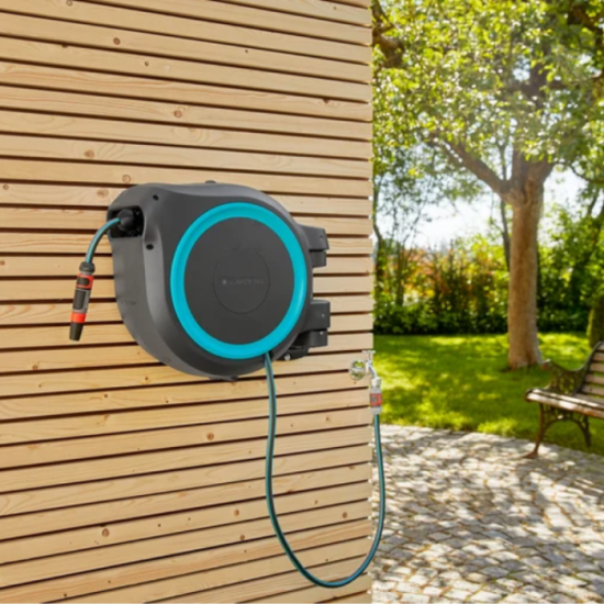 Devidoir automatique mural rollup ml 25 m gardena 18620 20
