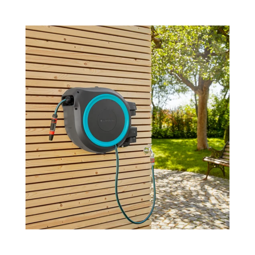 Devidoir automatique mural rollup ml 25 m gardena 18620 20