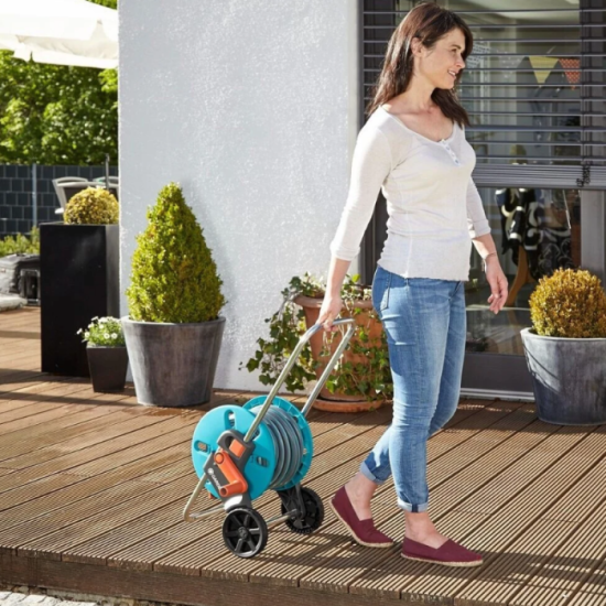 Devidoir sur roues cleverroll s gardena 18500 20