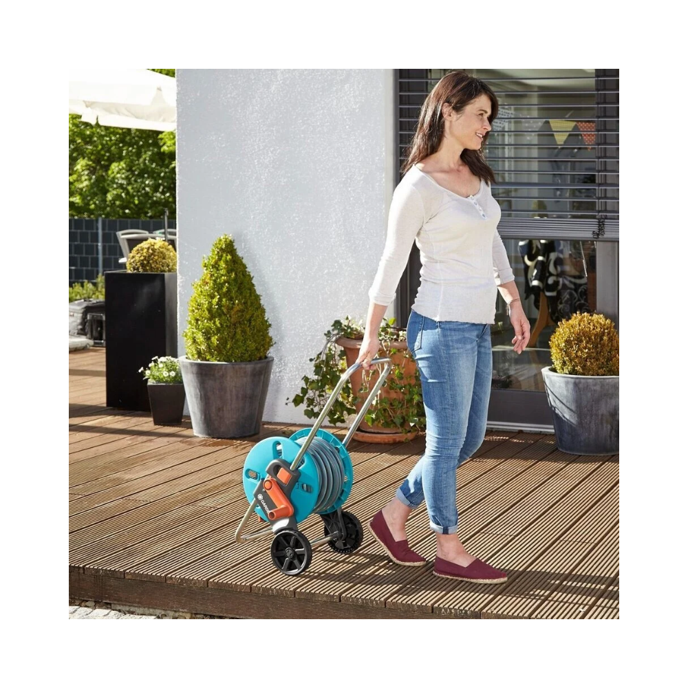 Devidoir sur roues cleverroll s gardena 18500 20