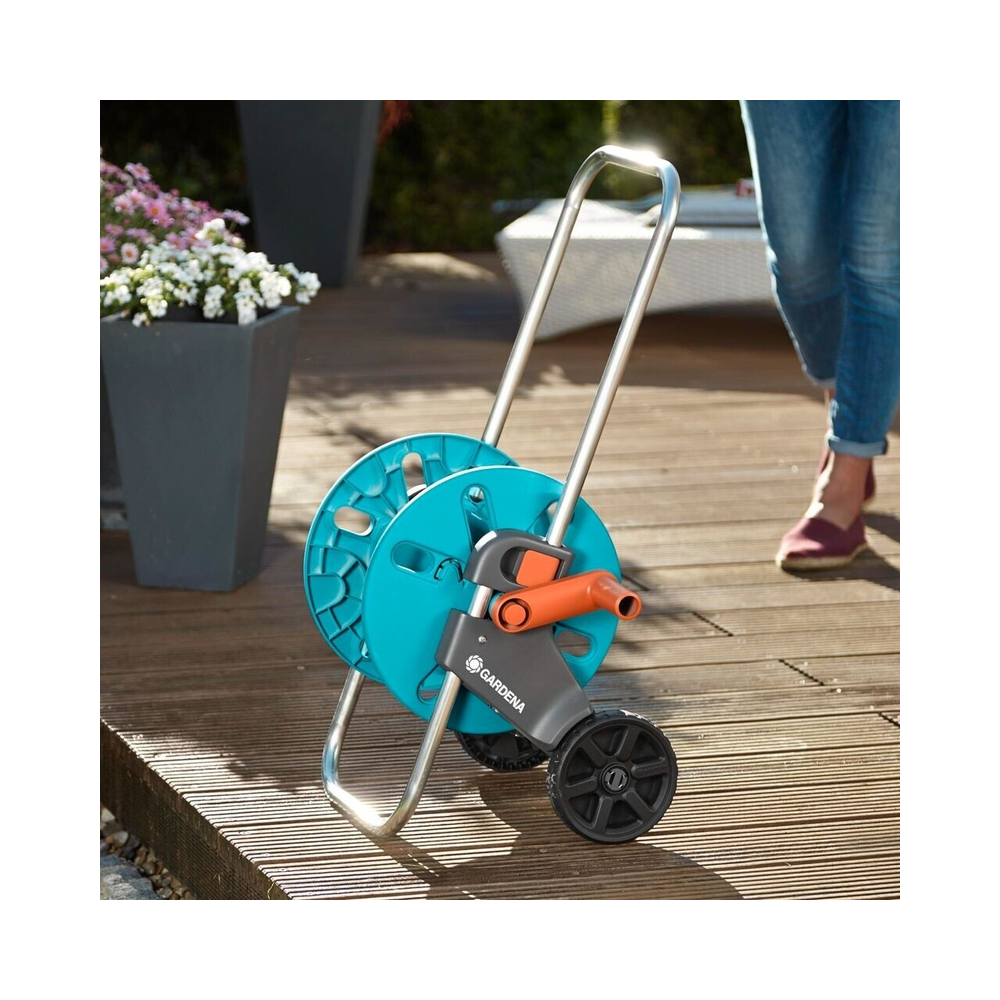 Devidoir sur roues cleverroll s gardena 18500 20