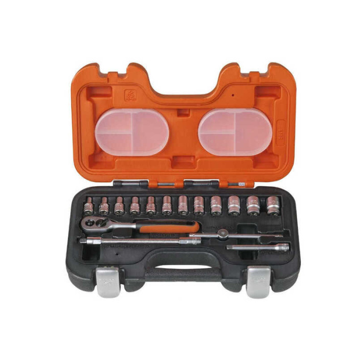 Assortiment douilles 1/4" 16 pièces Bahco S160 | ProForPro