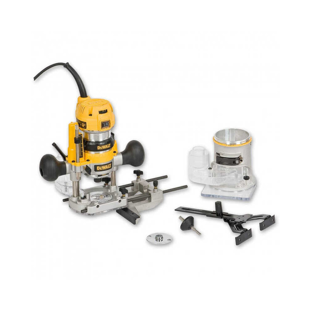 DeWalt D26204K — Défonceuse multifonction 900 W bases fixe/plongeante en coffret | ProForPro