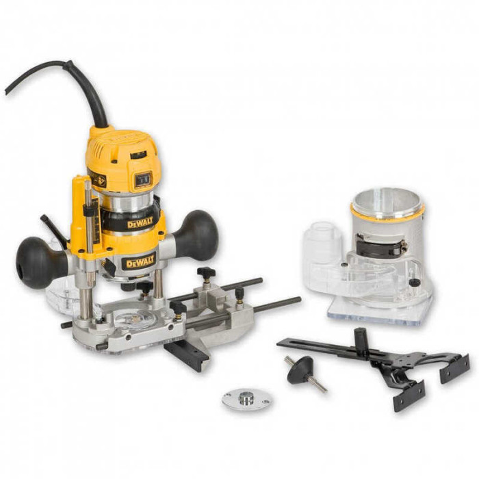 DeWalt D26204K — Défonceuse multifonction 900 W bases fixe/plongeante en coffret | ProForPro