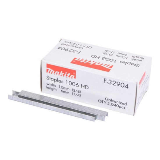 Agrafes fines 0,6 × 10 mm Makita F-32904 pour agrafeuse à batterie | ProForPro