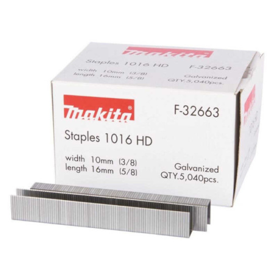 Agrafes 16 × 10 mm Makita F-32663 pour agrafeuse à batterie | ProForPro