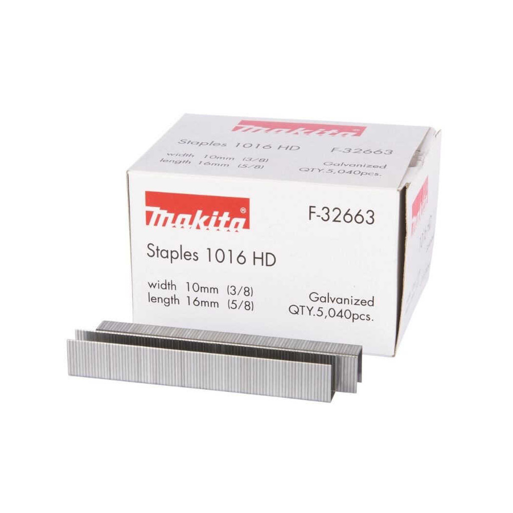Agrafes 16 × 10 mm Makita F-32663 pour agrafeuse à batterie | ProForPro