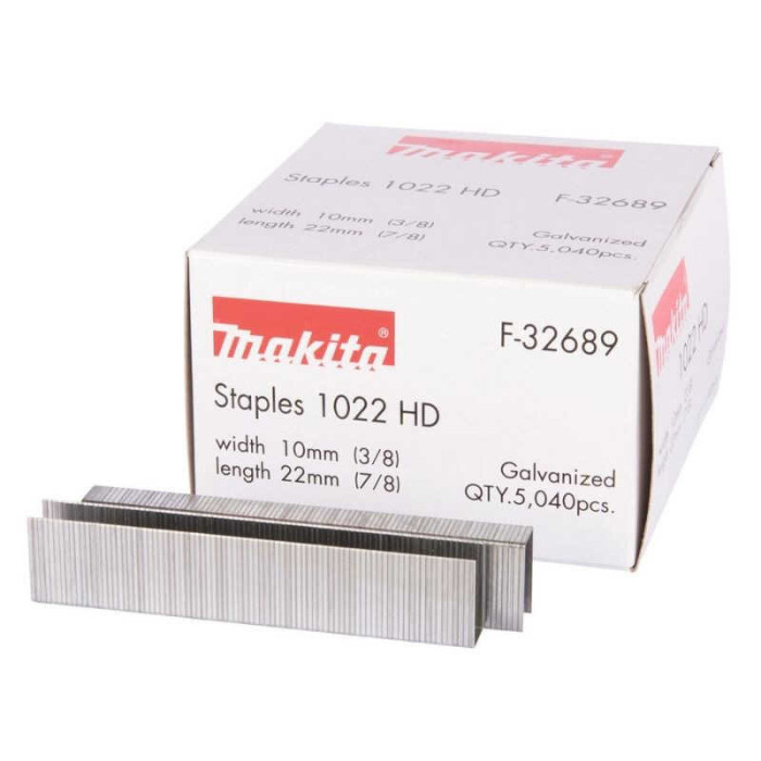 Agrafes 22 × 10 mm Makita F-32689 pour agrafeuse à batterie | ProForPro