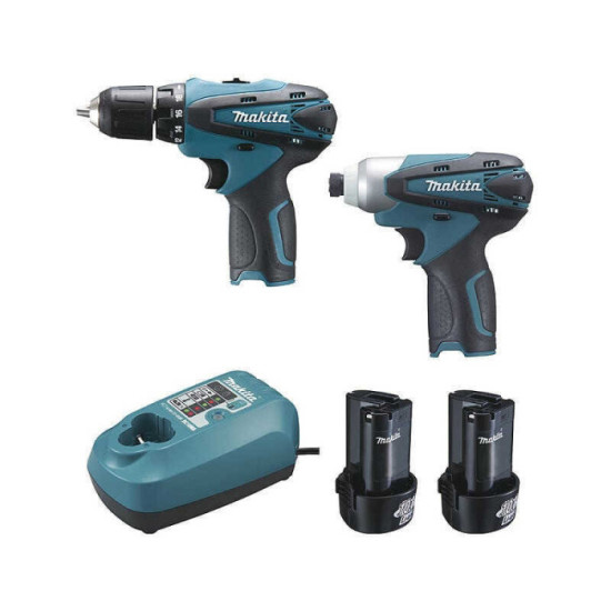 Combo perceuse-visseuse DF330D + visseuse à chocs TD090D Makita LCT204J 2x1,3 Ah | ProForPro