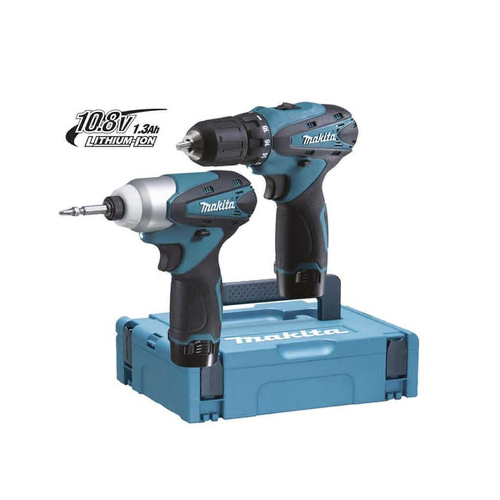 Combo perceuse-visseuse DF330D + visseuse à chocs TD090D Makita LCT204J 2x1,3 Ah | ProForPro
