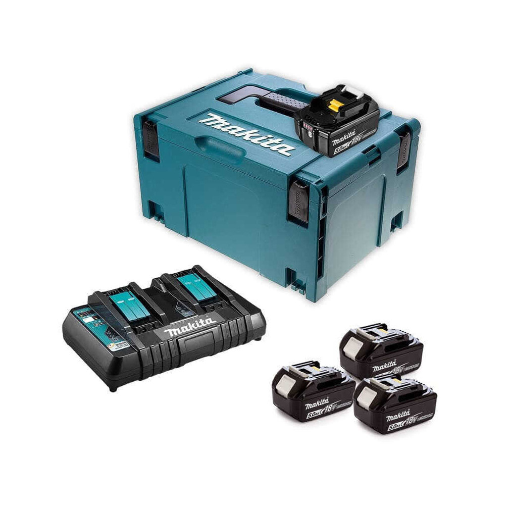 Pack énergie 4x5,0 Ah 18V LXT + chargeur double Makita 197626-8 | ProForPro