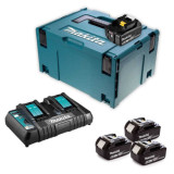 Pack énergie 4x5,0 Ah 18V LXT + chargeur double Makita 197626-8 | ProForPro