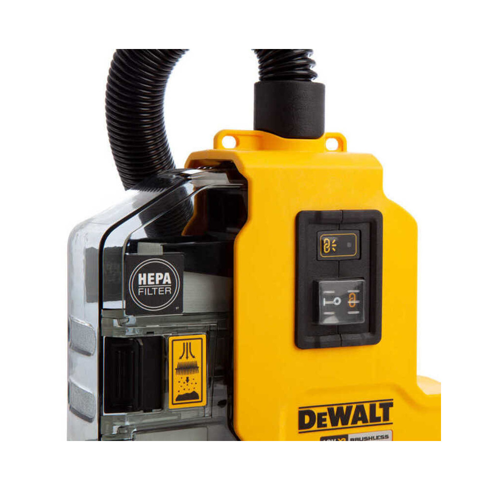 DeWalt DWH161N — Aspiration de poussières sur outil 18V XR brushless nue | ProForPro