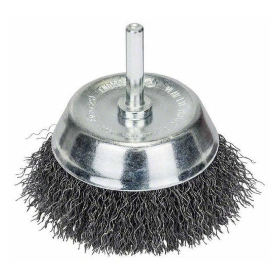 Bosch — Brosse boisseau perceuse Ø 75 mm fils ondulés tige 6 mm | ProForPro