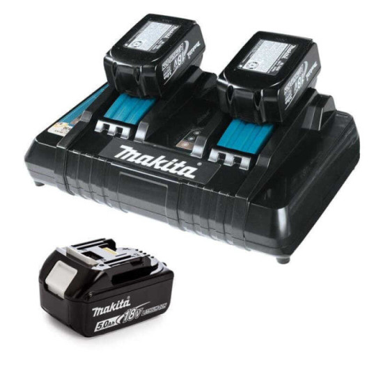 Pack énergie 3x5,0 Ah 18V LXT + chargeur double Makita 198458-6 | ProForPro