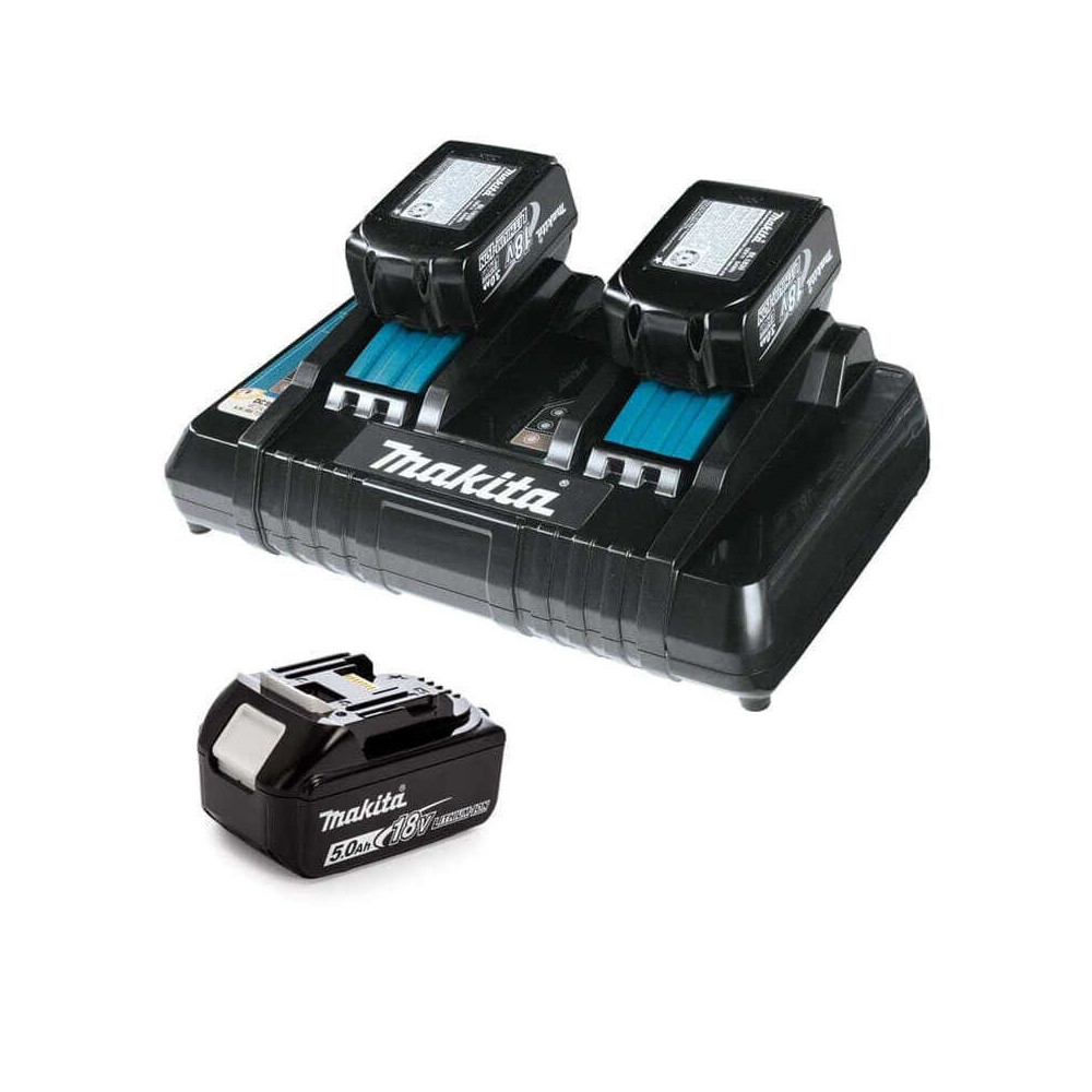 Pack énergie 3x5,0 Ah 18V LXT + chargeur double Makita 198458-6 | ProForPro
