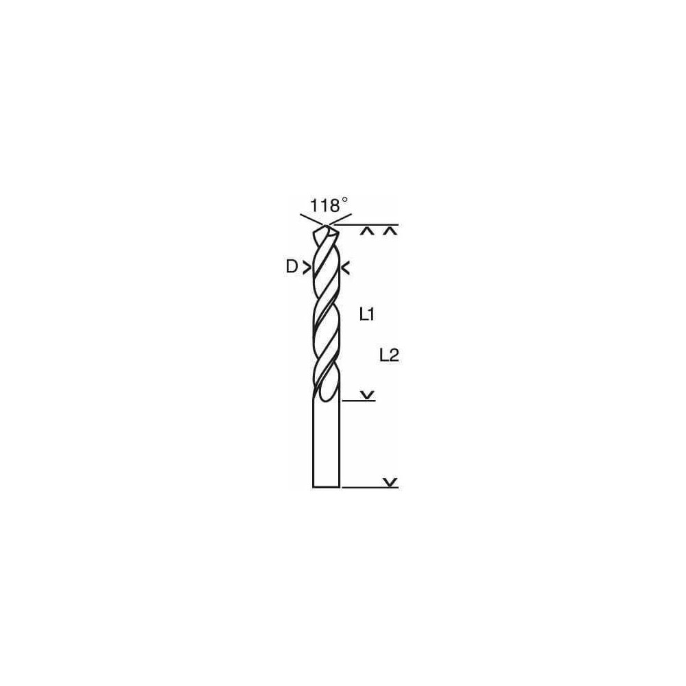 Forets à carrosserie HSS Ø6,5 mm x10 Bosch 2608597252